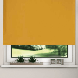 New EdgeBlinds Thermal Blackout Roller Blinds Ochre 150cm - Size: W 150cm x D 165cm - Yellow - New Edge Blinds - Wilko - thumbnail 4
