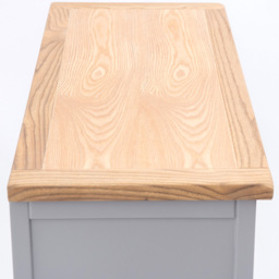 Cabinet Bits Biccari 5 Drawer Grey Chrome Knob Chest of Drawers - Wilko - thumbnail 7