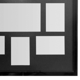 Premier Housewares Black 9 Photo Multi Photo Frame - Wilko - thumbnail 4