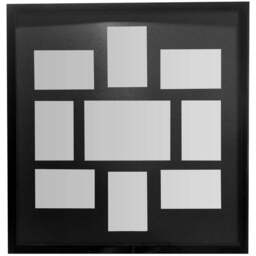 Premier Housewares Black 9 Photo Multi Photo Frame - Wilko