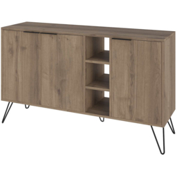 Decortie Clara Dark Oak Effect Console Sideboard - Brown - Wilko - thumbnail 3