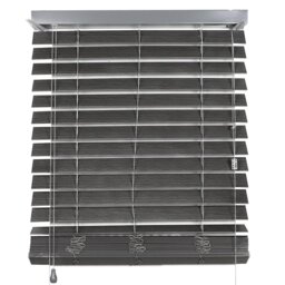 Ashwood Venetian Blind Dark Grey Oak 180cm - Wilko - thumbnail 1