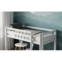 Flair Elara White Shorty Wooden Mid Sleeper - Wilko - thumbnail 3