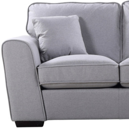 Chelsea 2 Seater Light Grey Fabric Sofa - Artemis Home - Wilko - thumbnail 4