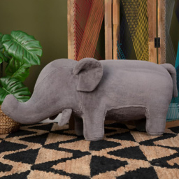 Premier Housewares Elephant Grey Animal Chair - Size: 115 x 55 x 39cm - Premier Kids - Wilko