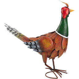 Garden Gear Metal Pheasant Garden Ornament - Size: 43 x 52 x 17cm - Multi - Wilko - thumbnail 6