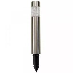Garden Mile Bollard Solar LED Stake Light - Size: 57 x 15 x 15cm - Silver - Wilko - thumbnail 1