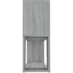 vidaXL 2 Shelf Grey Sonoma Oak Bookcase - Size: 63 x 100 x 24cm - Wilko - thumbnail 6