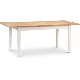 Julian Bowen Davenport 6 Seater Extending Dining Set Oak and Ivory - White - Wilko - thumbnail 6