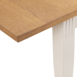 Julian Bowen Davenport 6 Seater Extending Dining Set Oak and Ivory - White - Wilko - thumbnail 7