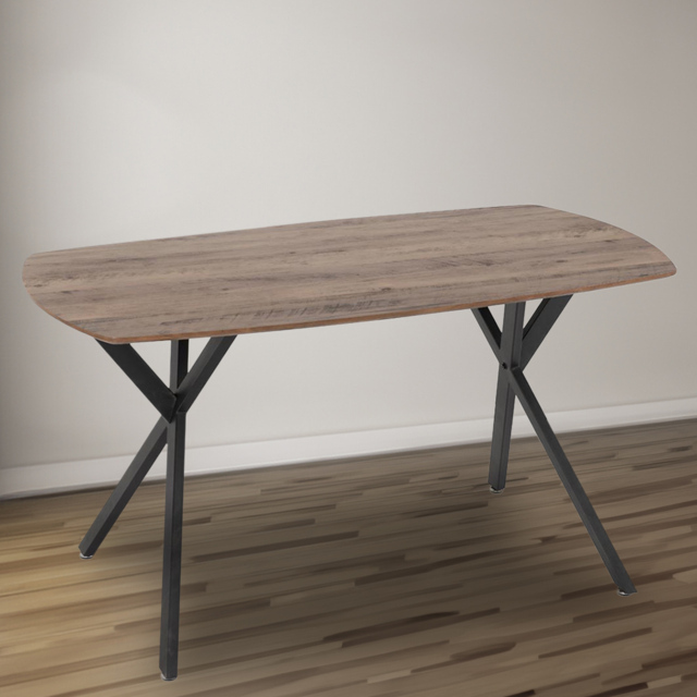 Seconique Athens 4 Seater Rectangular Dining Table Medium Oak - Brown - Wilko - image 1