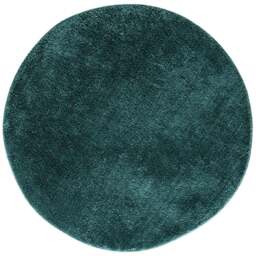 Desire Rugs Comfy Emerald Anti Slip Felt Backing Round Rug 100cm - Size: 100 x 100cm - Green - Wilko - thumbnail 1