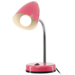 Premier Housewares Pink Gloss Desk Lamp - Size: 13 x 13 x 37cm - Wilko - thumbnail 3