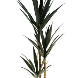 Leaf Triple Yukka Artificial Tree 170cm - Size: 170 x 40 x 40cm - Green - Wilko - thumbnail 3
