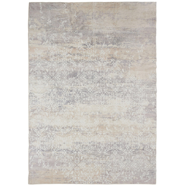 tectake Dalia Non Slip Washable Rug 340 x 240 x 0.6cm - Size: 0.6 x 240 x 340cm - Cream - Wilko - image 1