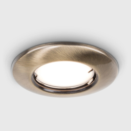 ValueLights Antique Brass Cool White LED Ceiling Downlight 10 Pack - Gold - Wilko - thumbnail 4
