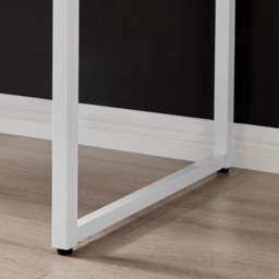 Furniturebox Cedric Desk Grey and White - Size: 120 x 60 x 75cm - Wilko - thumbnail 5