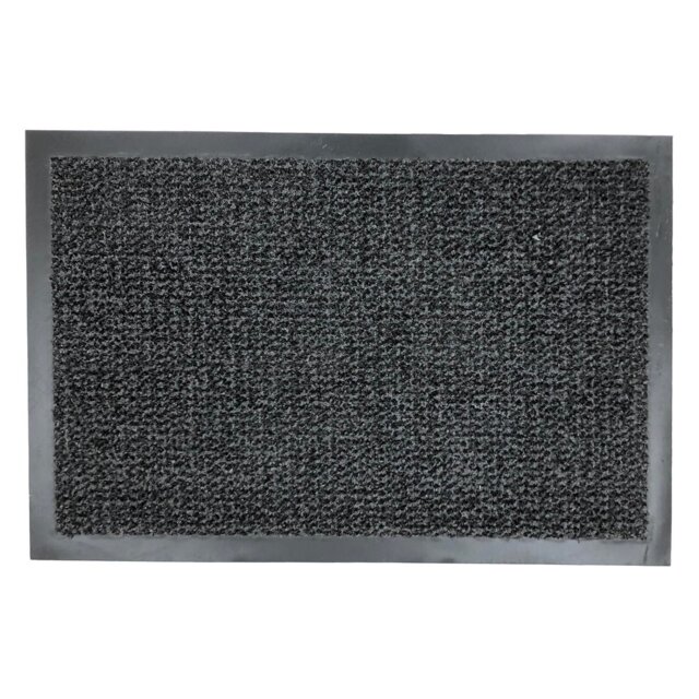 Black Scraper Barrier Doormat 45 x 75cm - Wilko - image 1