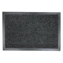 Black Scraper Barrier Doormat 45 x 75cm - Wilko