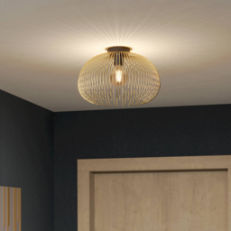 EGLO Venezuela Gold and Black Ceiling Light - Wilko - thumbnail 3