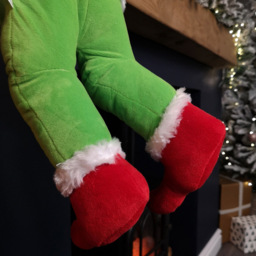 Samuel Alexander Animated Laughing Elf Hanging Christmas Decoration 32cm - Size: 32 x 18 x 18cm - Green - Wilko - thumbnail 6