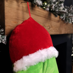 Samuel Alexander Animated Laughing Elf Hanging Christmas Decoration 32cm - Size: 32 x 18 x 18cm - Green - Wilko - thumbnail 4
