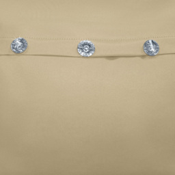 Velosso Mock Flap Diamante Stone Filled Cushion 43 x 43cm - Cream - Wilko - thumbnail 3