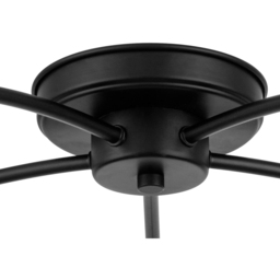 Cosylyte Linton 5 Light Industrial Matt Antique Brass Ceiling Light - Size: 39 x 41 x 11cm - Black - Wilko - thumbnail 6