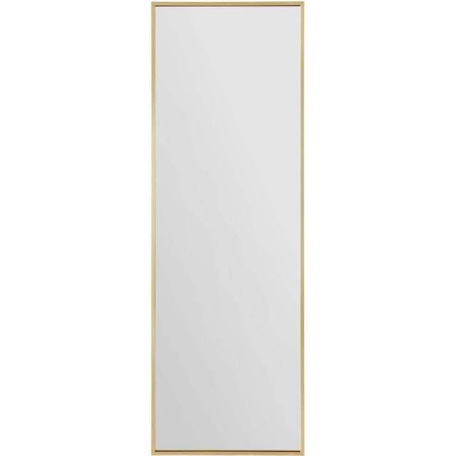 MirrorOutlet The Artus Gold Aluminium Edged Wall Mirror 120 x 40cm - Wilko - image 1