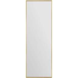 MirrorOutlet The Artus Gold Aluminium Edged Wall Mirror 120 x 40cm - Wilko