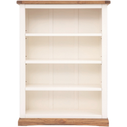 Tropea 4 Shelf Off White Wide Bookcase - Wilko - thumbnail 3
