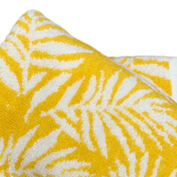 Bellissimo Botanical Turkish Cotton Ochre Hand Towel 2 Pack - Size: 70 x 125cm - Multi - Wilko - thumbnail 3