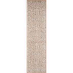 Desire Rugs Maia Coral Floral Non Slip Rug 60 x 220cm - Orange - Wilko - thumbnail 1