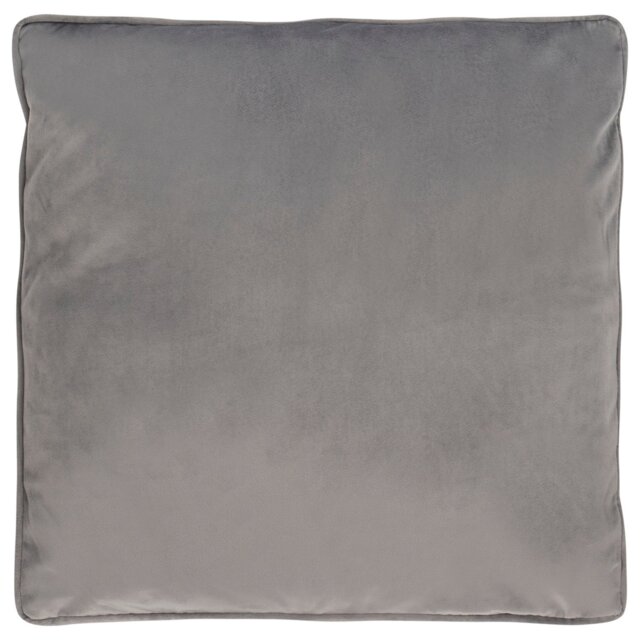 Divante Charcoal Vermont Velvet Cushion - Size: 45 x 45cm - Wilko - image 1