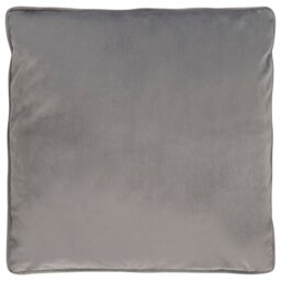Divante Charcoal Vermont Velvet Cushion - Size: 45 x 45cm - Wilko