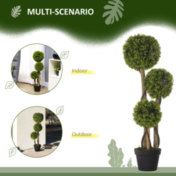 Portland Boxwood Ball Tree Artificial Plant In Pot 3ft - Multi - Wilko - thumbnail 7