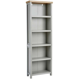 Home Source Avon 5 Tier Grey Tall Storage Unit - Size: 180 x 25 x 60cm - Wilko - thumbnail 3