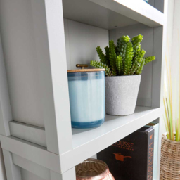 Home Source Avon 5 Tier Grey Tall Storage Unit - Size: 180 x 25 x 60cm - Wilko - thumbnail 5