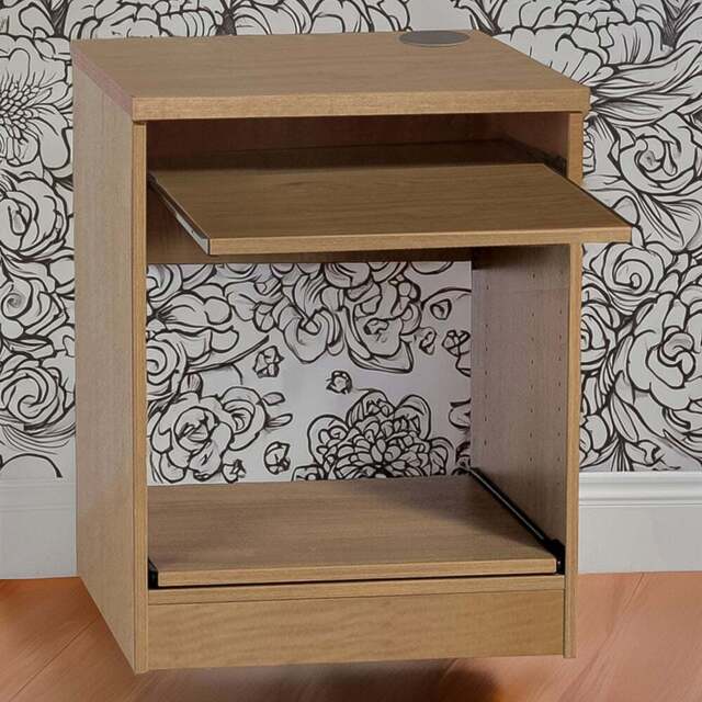 R White Cabinets Printer Desk Stand Brown - Size: 72.8 x 60 x 54cm - Wilko - image 1