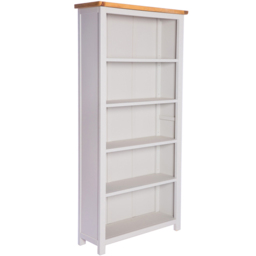 Argenta 5 Shelf Light Grey Bookcase - Wilko - thumbnail 4