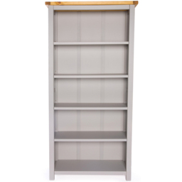 Argenta 5 Shelf Light Grey Bookcase - Wilko - thumbnail 3