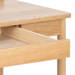 Florence Paul Oak Office Desk - Brown - Furniture To Go - Wilko - thumbnail 7