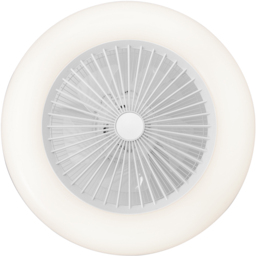 Living and Home White Round Ceiling Fan Light with Remote 22 inch - Size: 14 x 55 x 55cm - Wilko - thumbnail 6