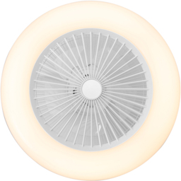 Living and Home White Round Ceiling Fan Light with Remote 22 inch - Size: 14 x 55 x 55cm - Wilko - thumbnail 5
