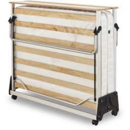 Jay-Be J-Bed Small Double Folding Bed with Anti-Allergy Micro e-Pocket Sprung Mattress - Silver - Wilko - thumbnail 4