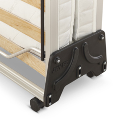 Jay-Be J-Bed Small Double Folding Bed with Anti-Allergy Micro e-Pocket Sprung Mattress - Silver - Wilko - thumbnail 5