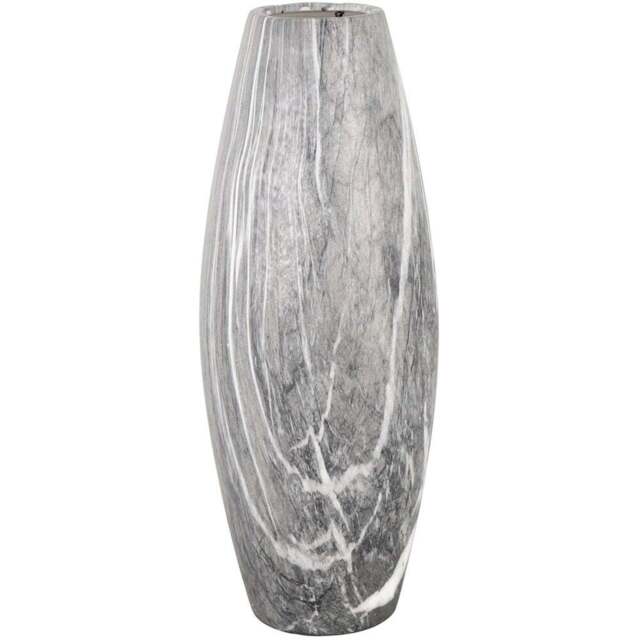 Grey Marble Effect Vase - Wilko - image 1