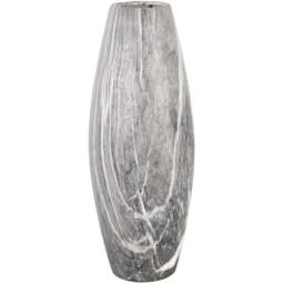 Grey Marble Effect Vase - Wilko
