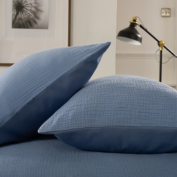 The Lyndon Company St. Quentin Double Denim Duvet Set - Blue - Wilko - thumbnail 3