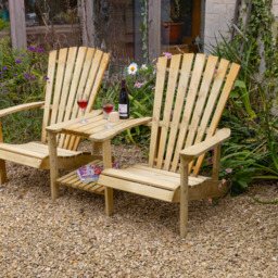 Forest Garden Florida 2 Seater Love Seat - Green - Wilko - thumbnail 4